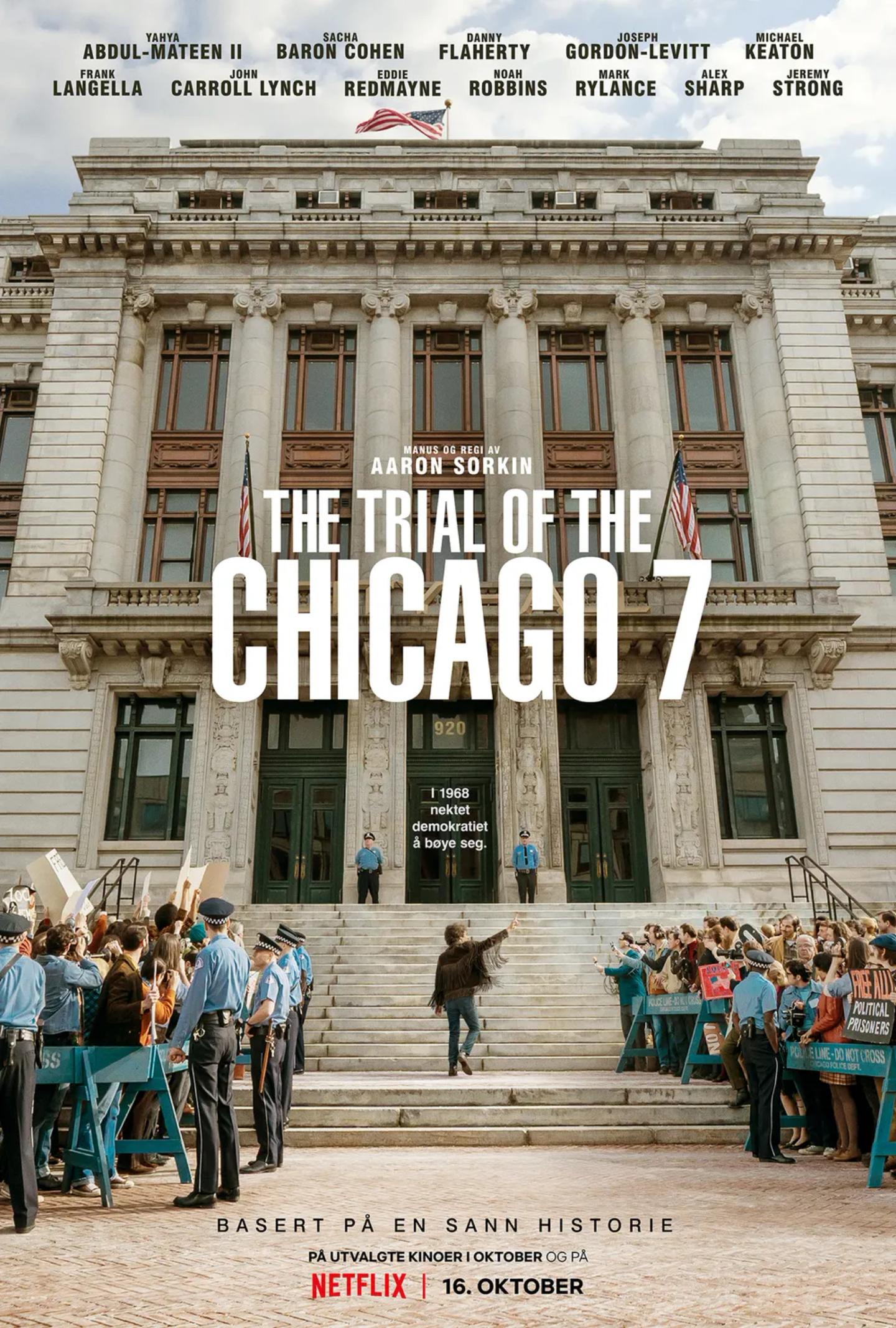 Plakat for 'The Trial of the Chicago 7'