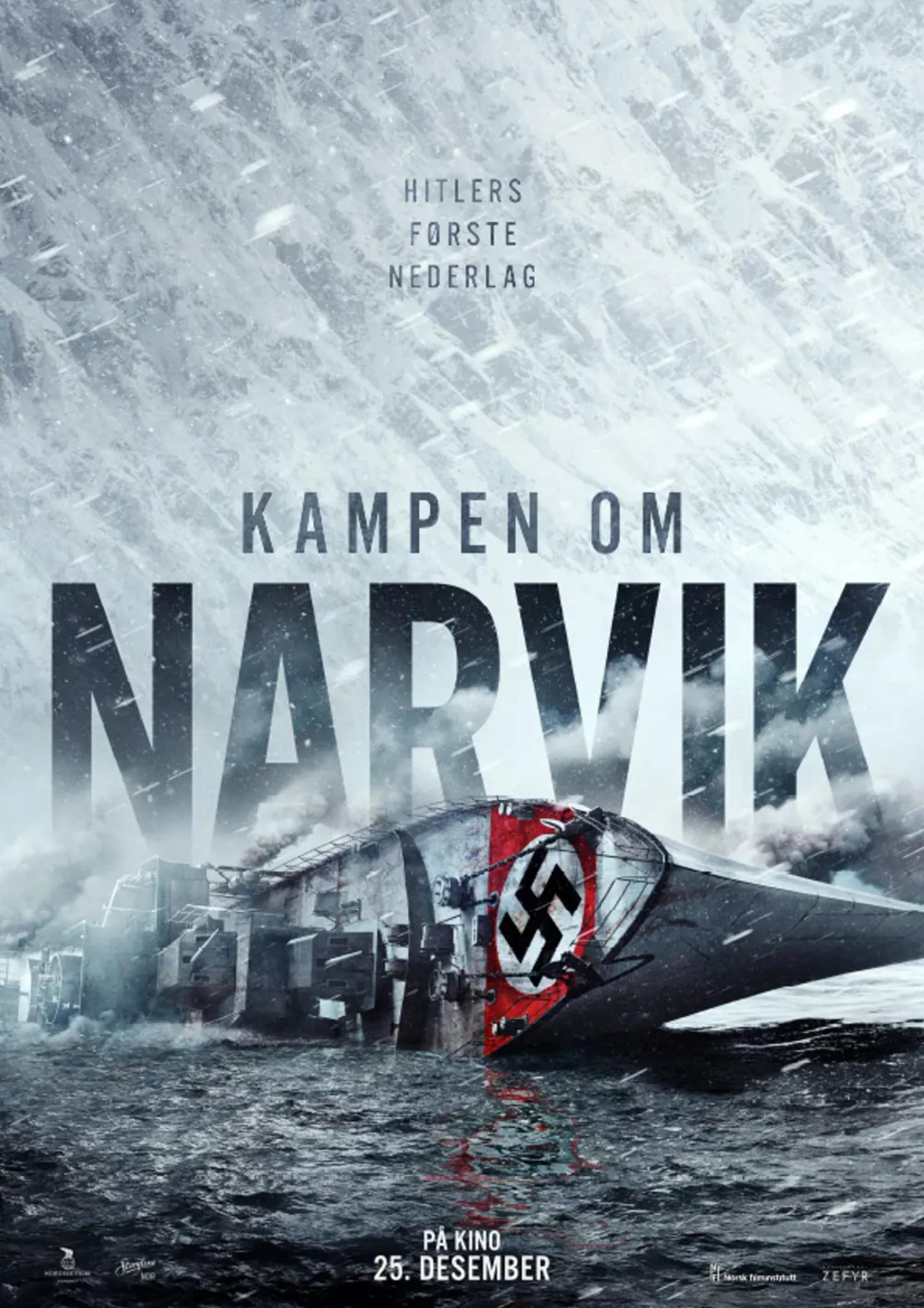 Plakat for 'Kampen om Narvik'