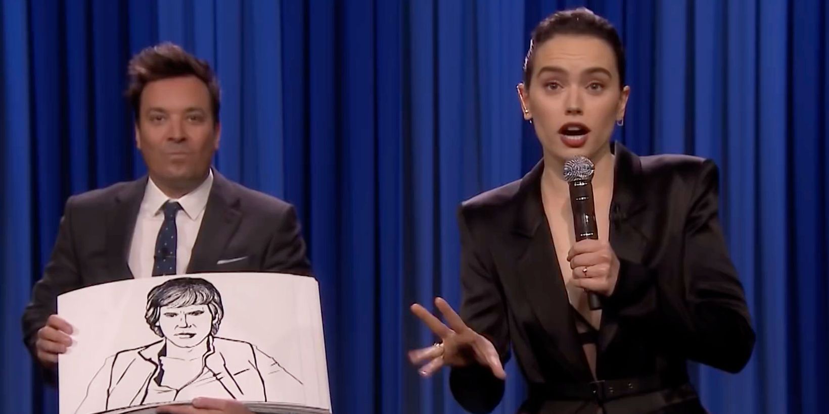 Daisy Ridley Jimmy Fallon