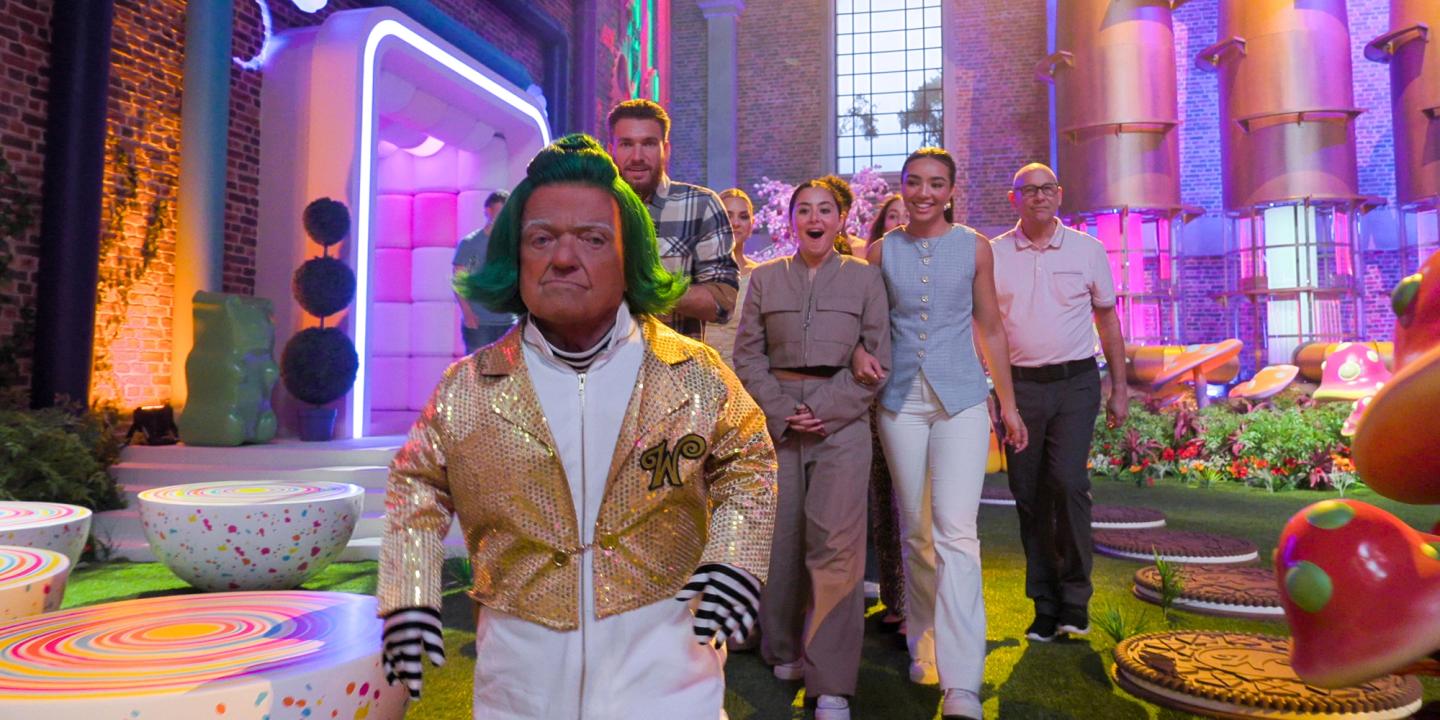 Stillbilde fra Wonka's The Golden Ticket