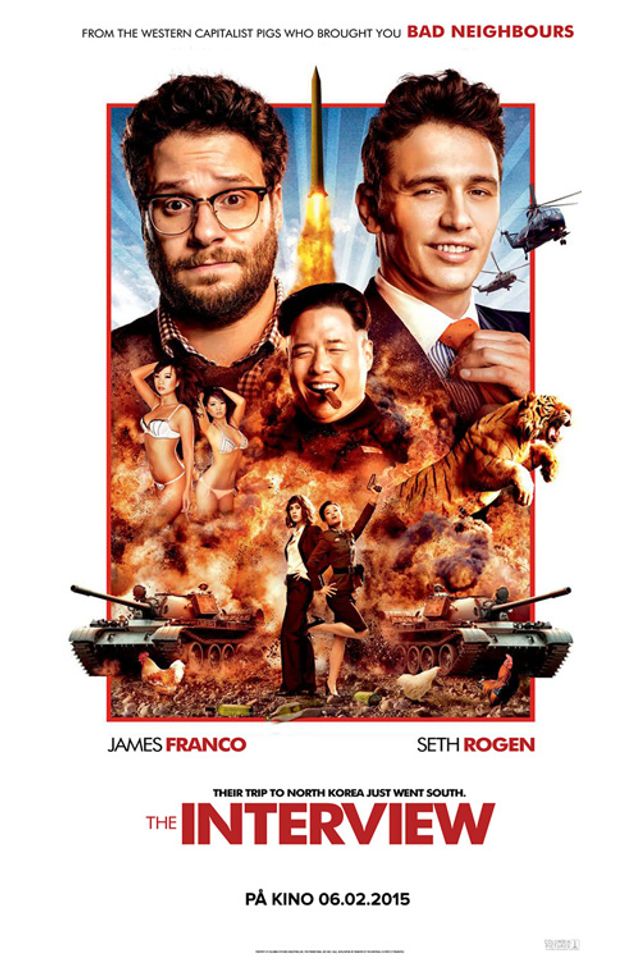 James Franco og Seth Rogen i The Interview