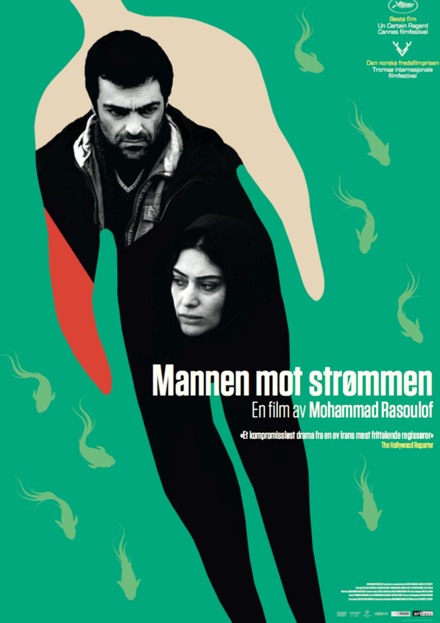 Plakat for 'Mannen mot strømmen'