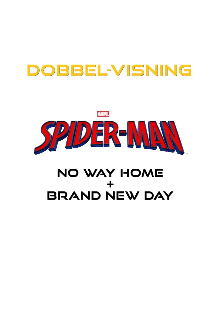 Plakat for 'Spider-Man: No Way Home og Brand New Day'