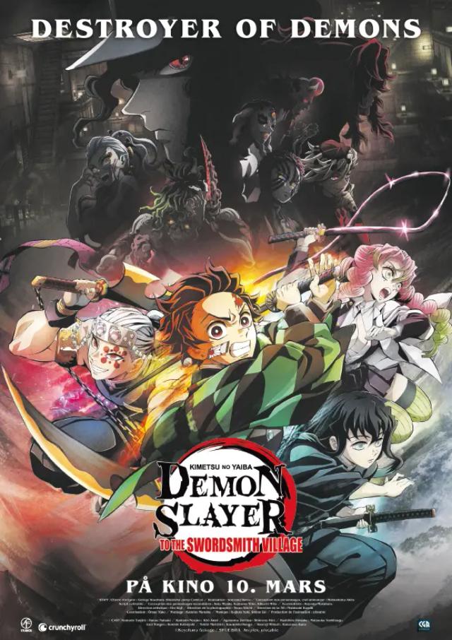 Plakat for 'Demon Slayer - To The Swordsmith Village'