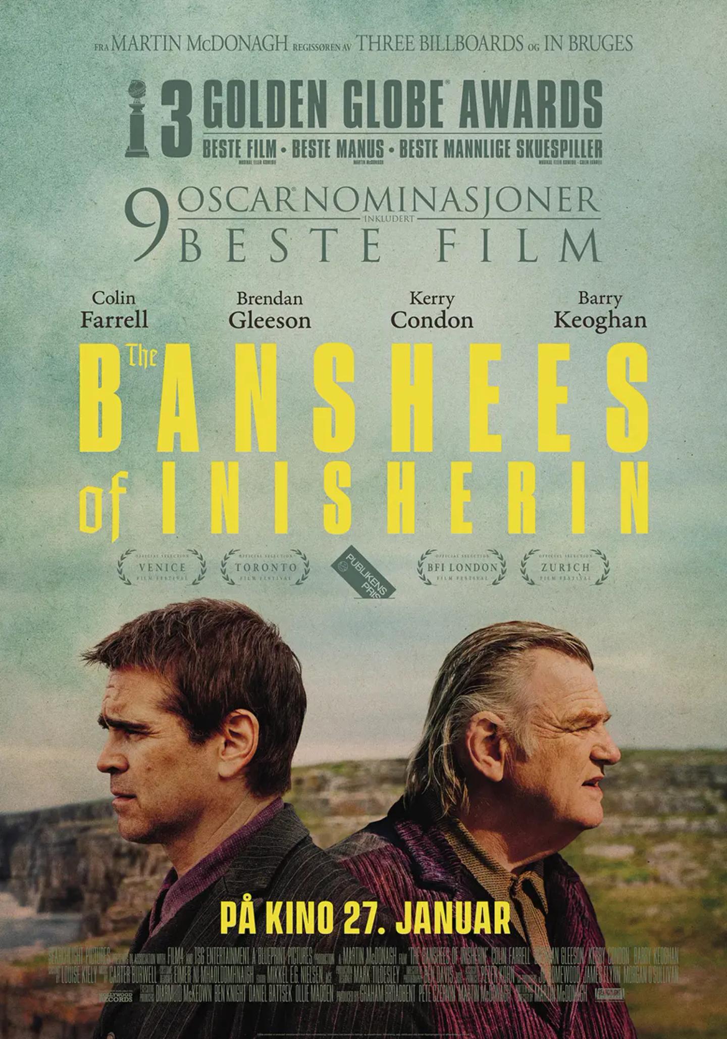 Plakat for 'The Banshees of Inisherin'