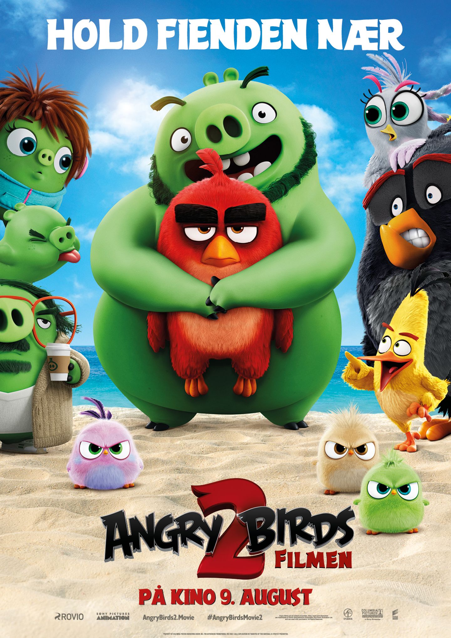 Plakat for 'Angry Birds filmen 2'