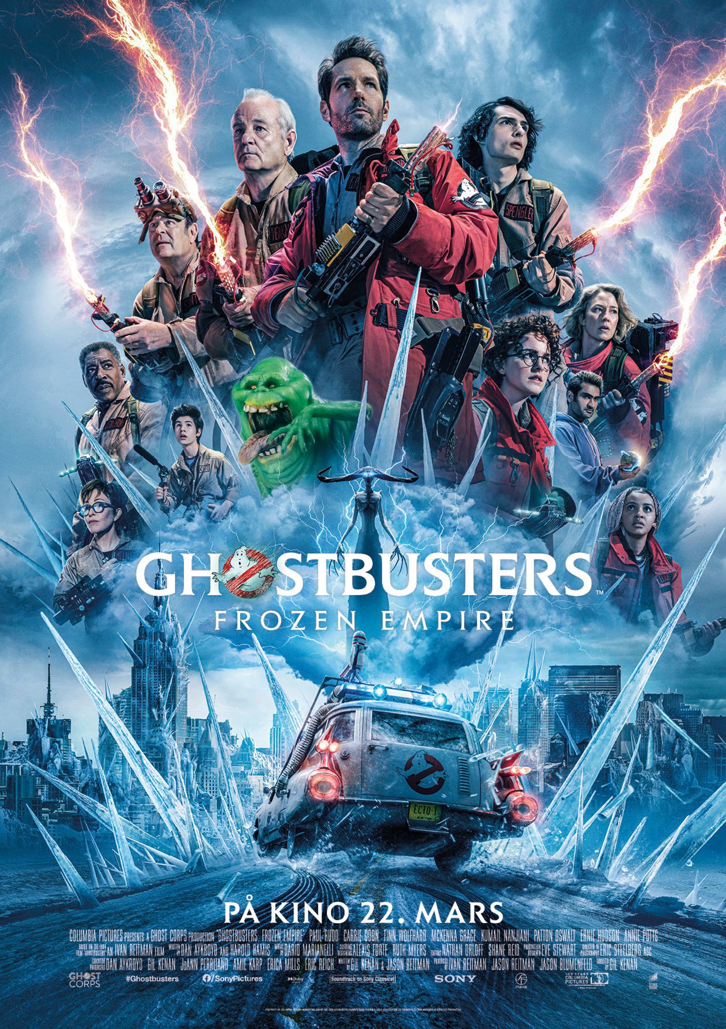 Plakat for 'Ghostbusters: Frozen Empire'