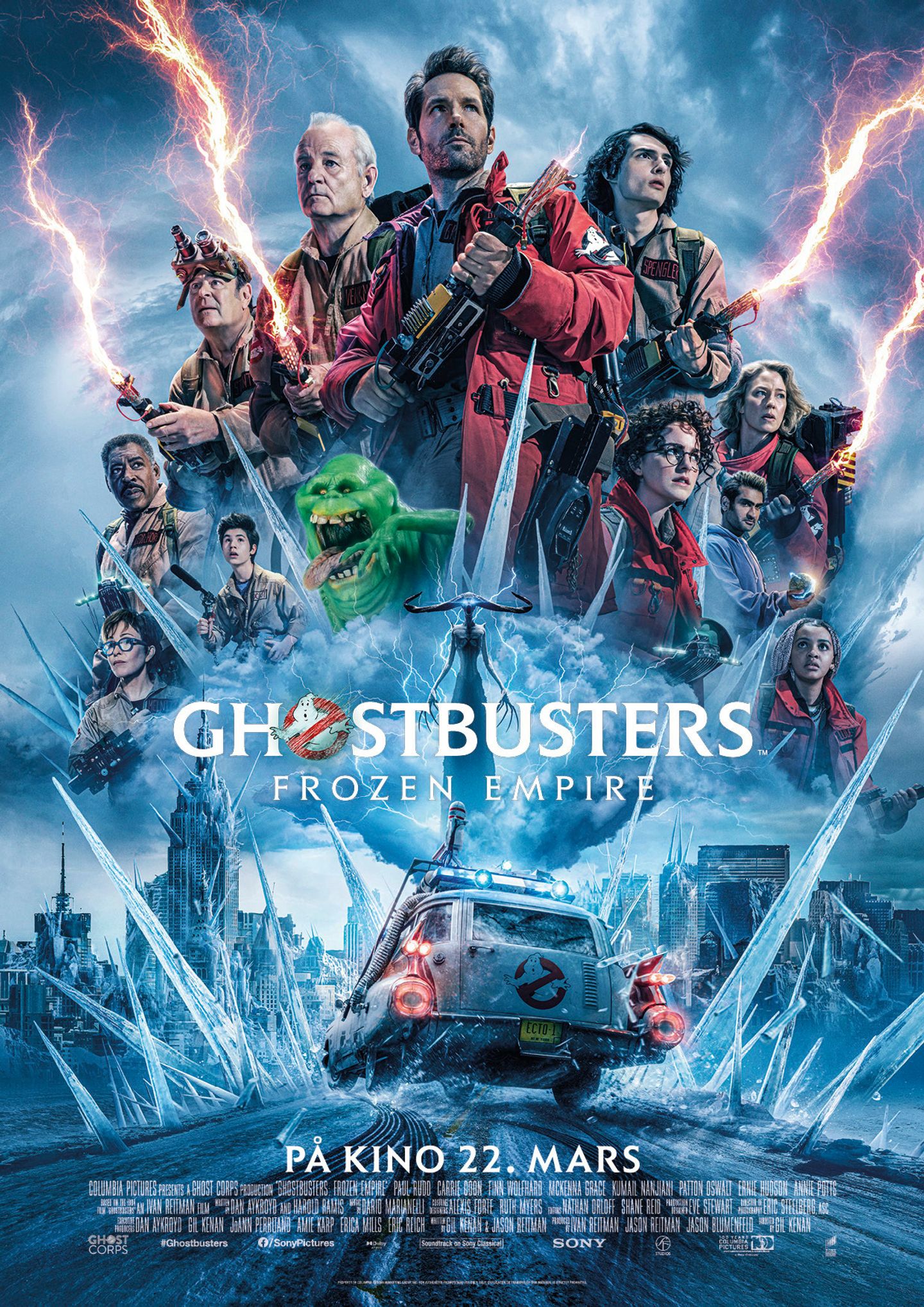 Plakat for 'Ghostbusters: Frozen Empire'
