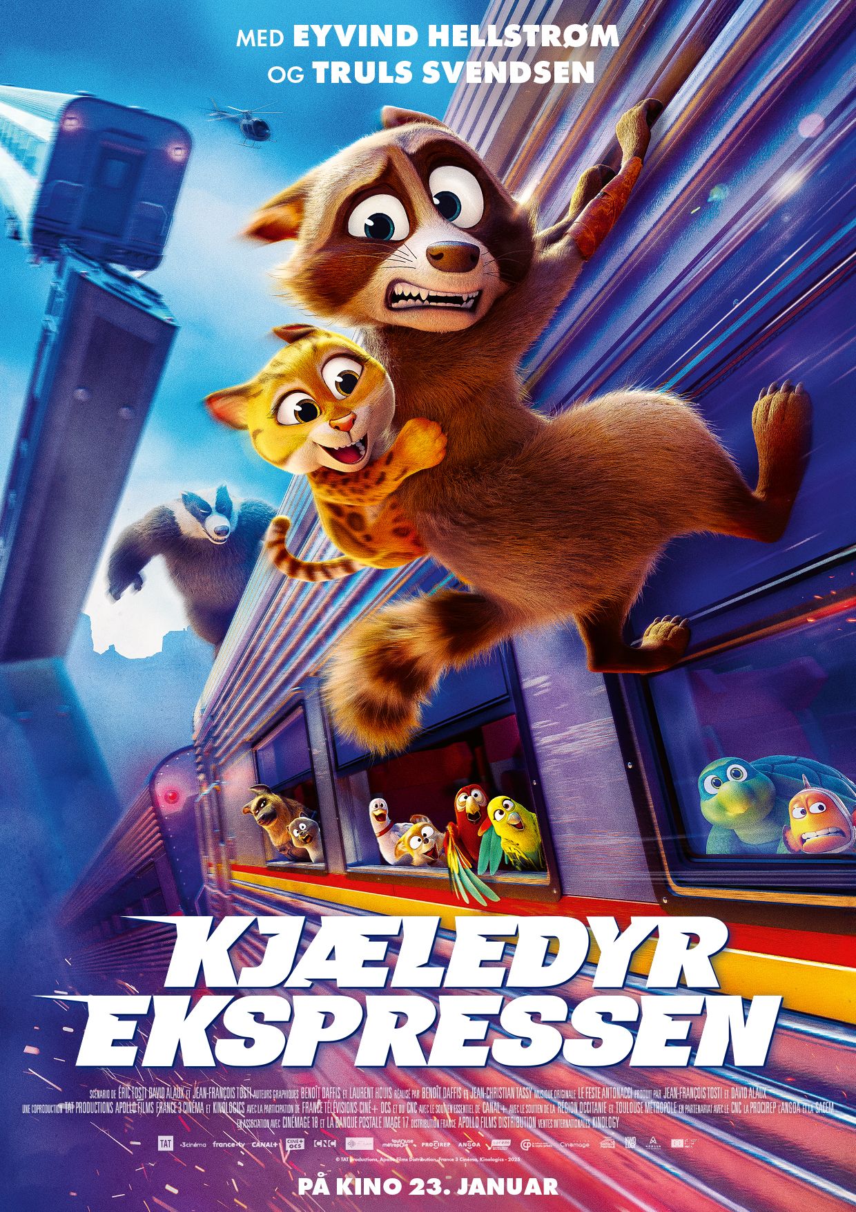 Plakat for 'Kjæledyrekspressen'