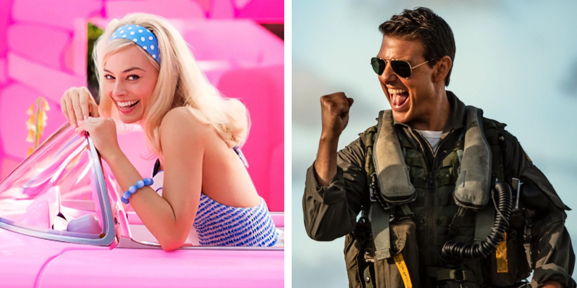 Margot Robbie og Tom Cruise