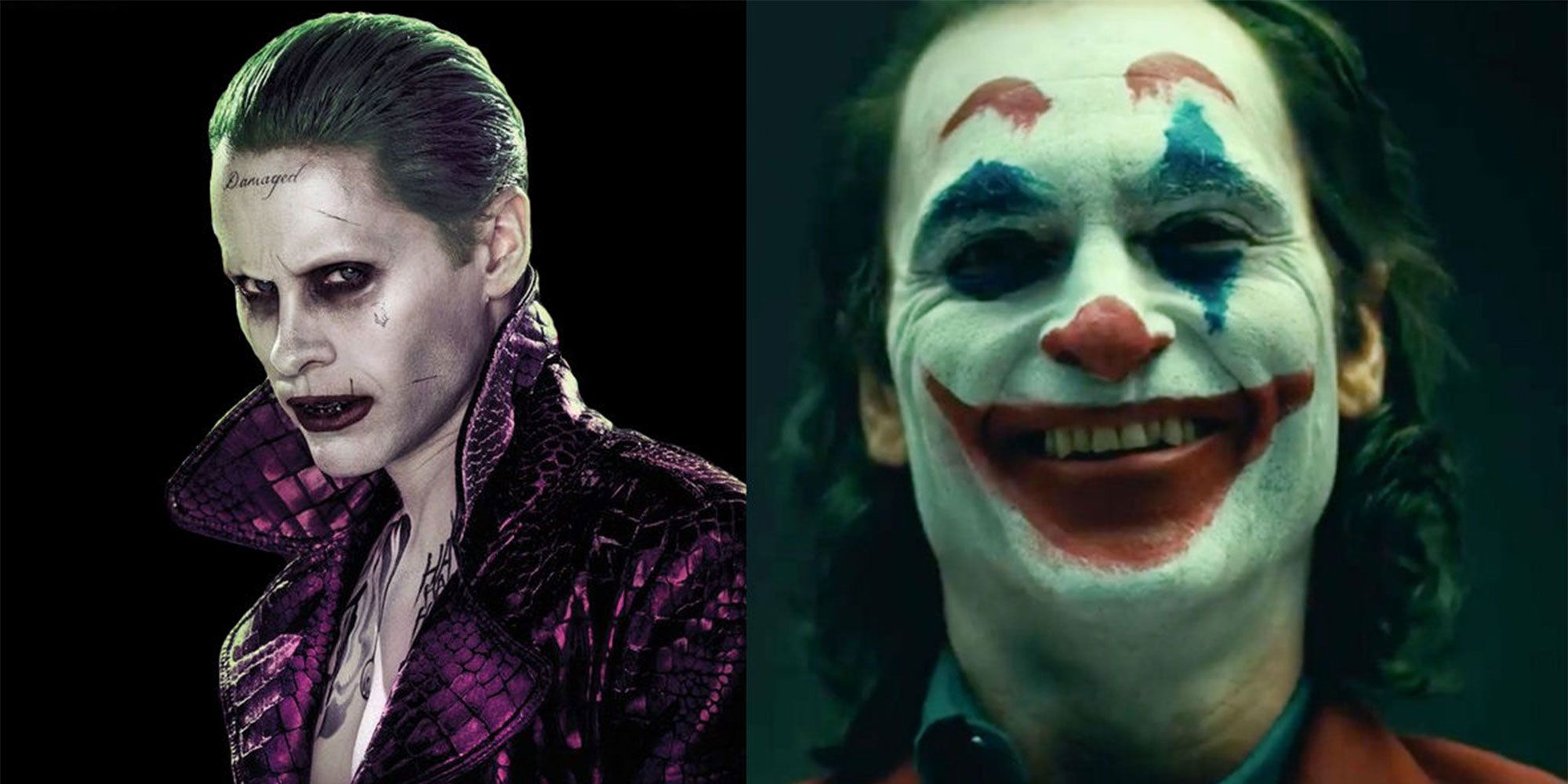 Jared Leto og Joaquin Phoenix som Joker