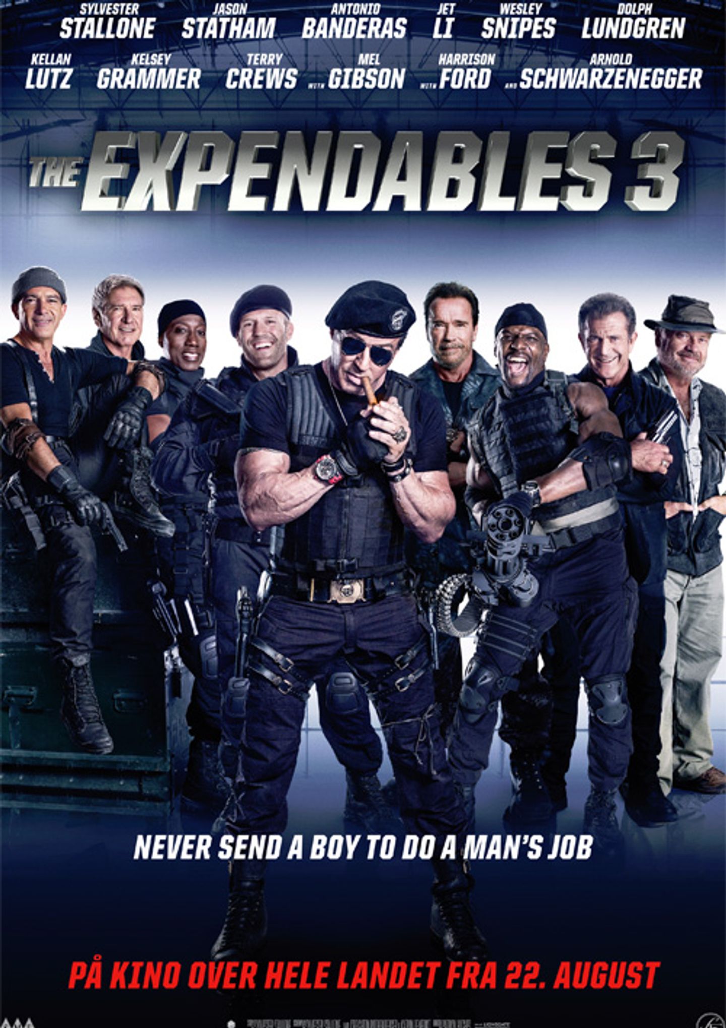 Plakat for 'The Expendables 3'