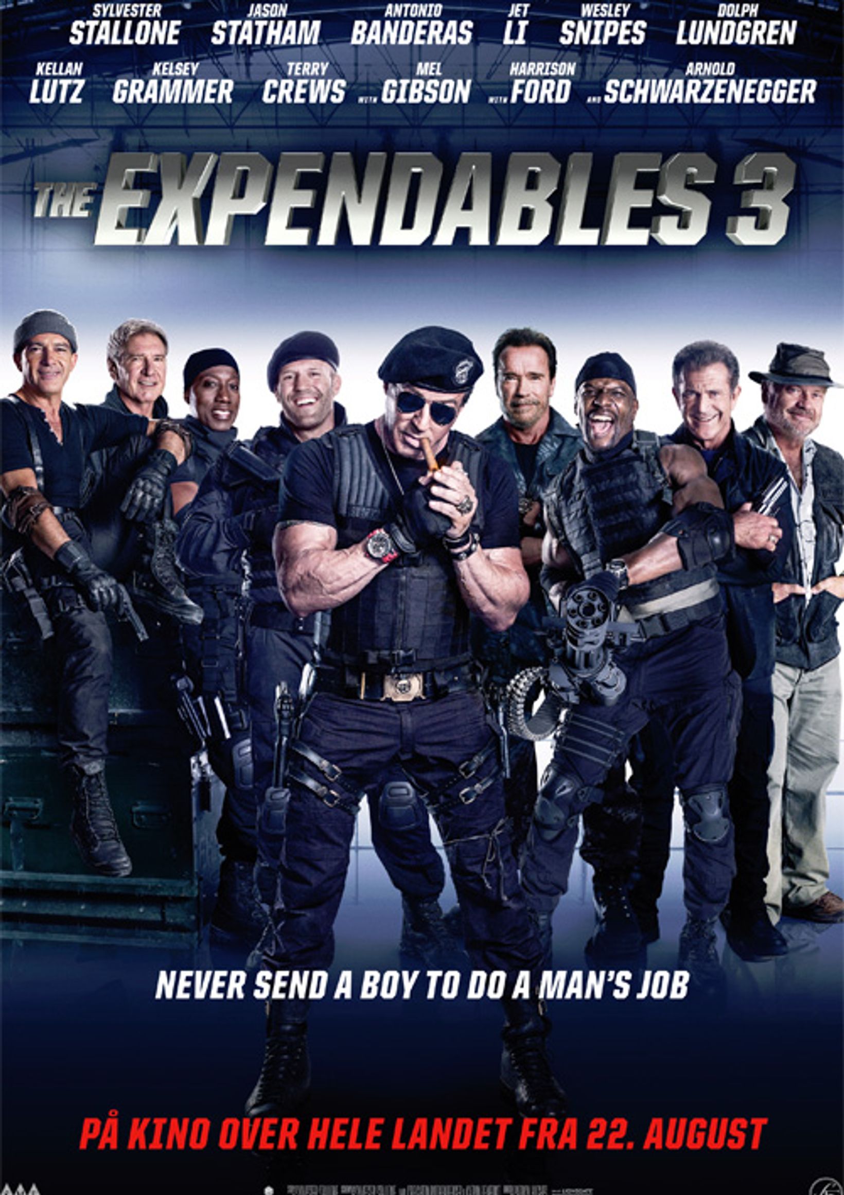 Plakat for 'The Expendables 3'