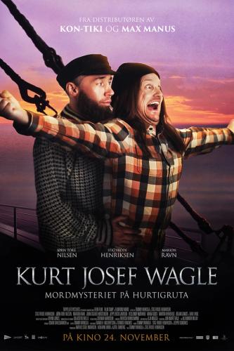 Plakat for 'Kurt Josef Wagle og mordmysteriet på Hurtigruta'