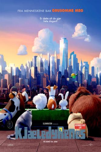 Plakat for 'Kjæledyrenes hemmelige liv'