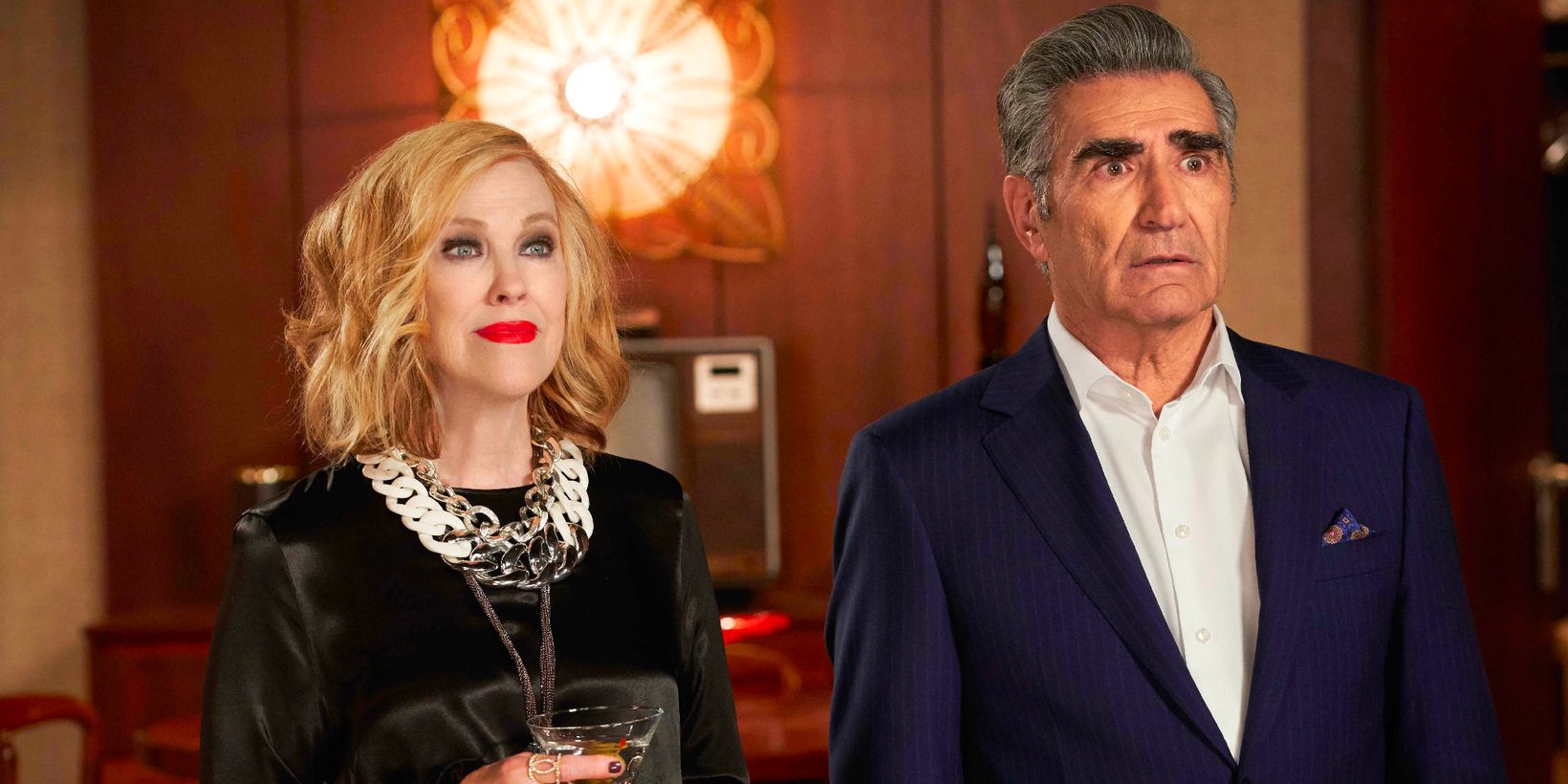 Catherine O'Hara og Eugene Levy i Schitt's Creek