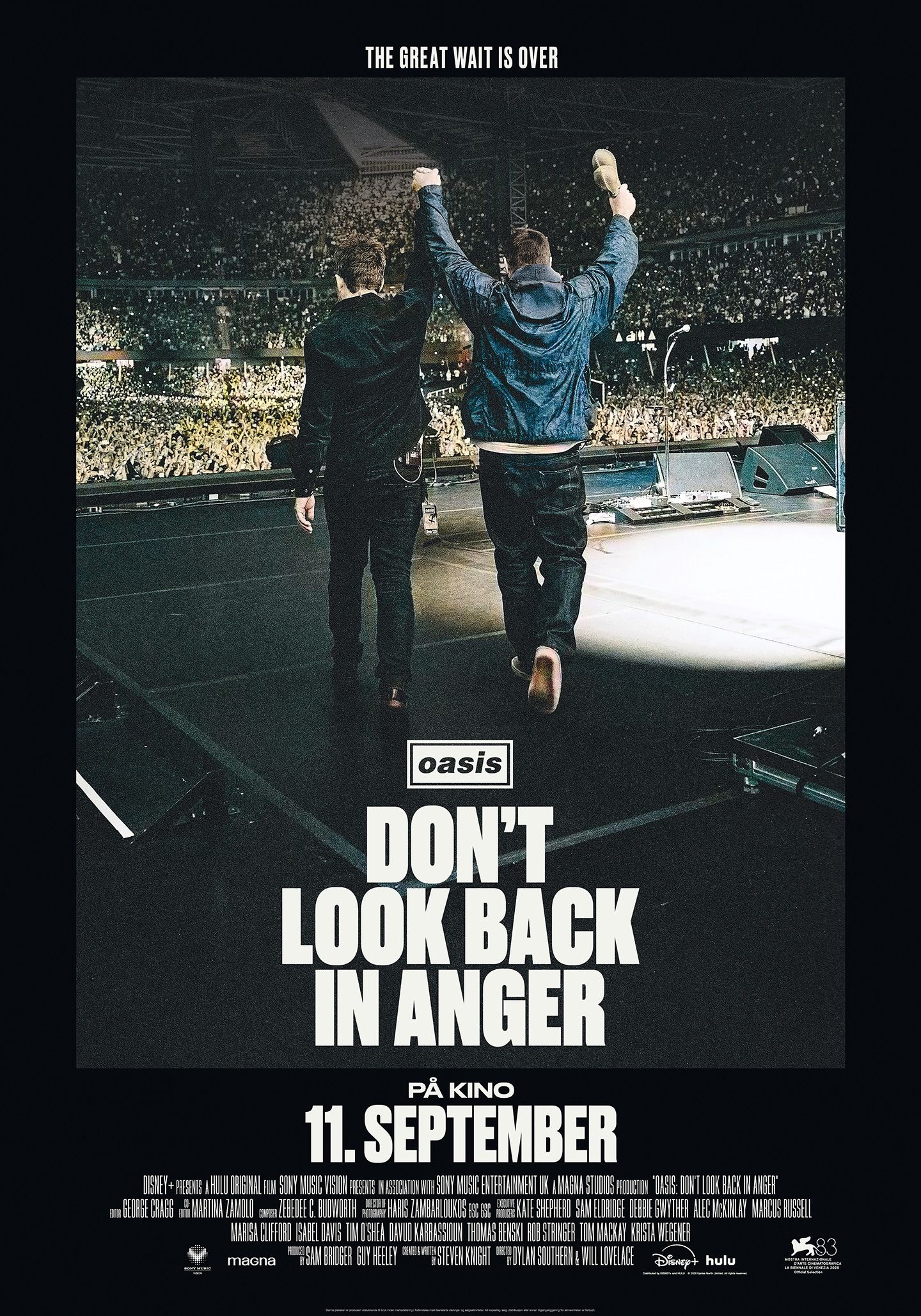 Plakat for 'Oasis: Don't Look Back in Anger'