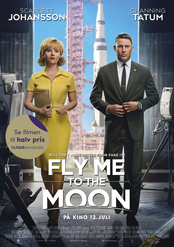 Plakat fra 'Fly Me to the Moon'