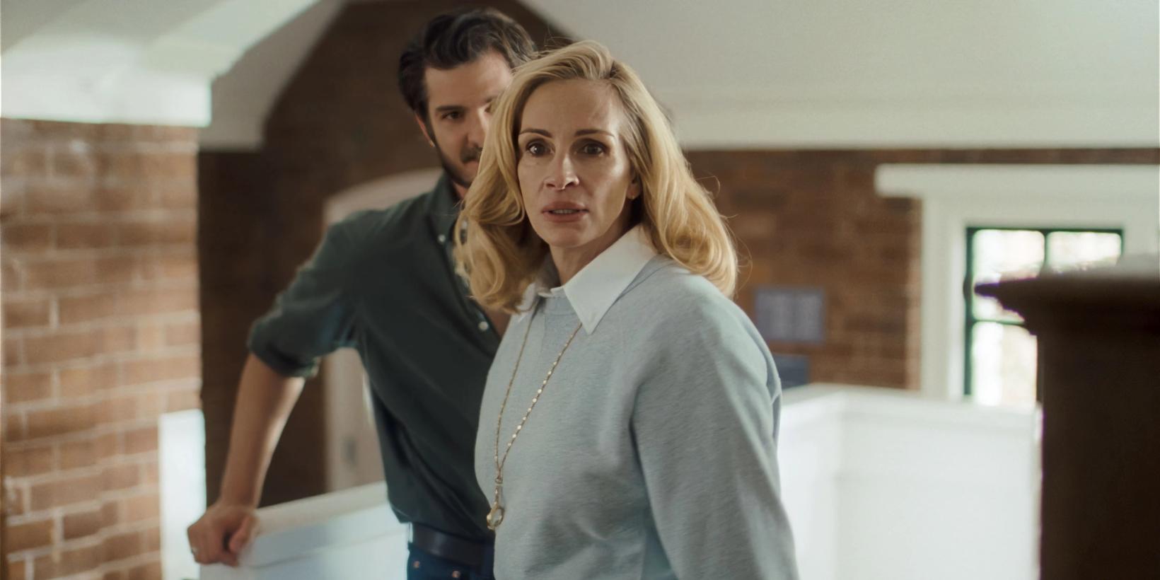 Andrew Garfield og Julia Roberts i After the Hunt
