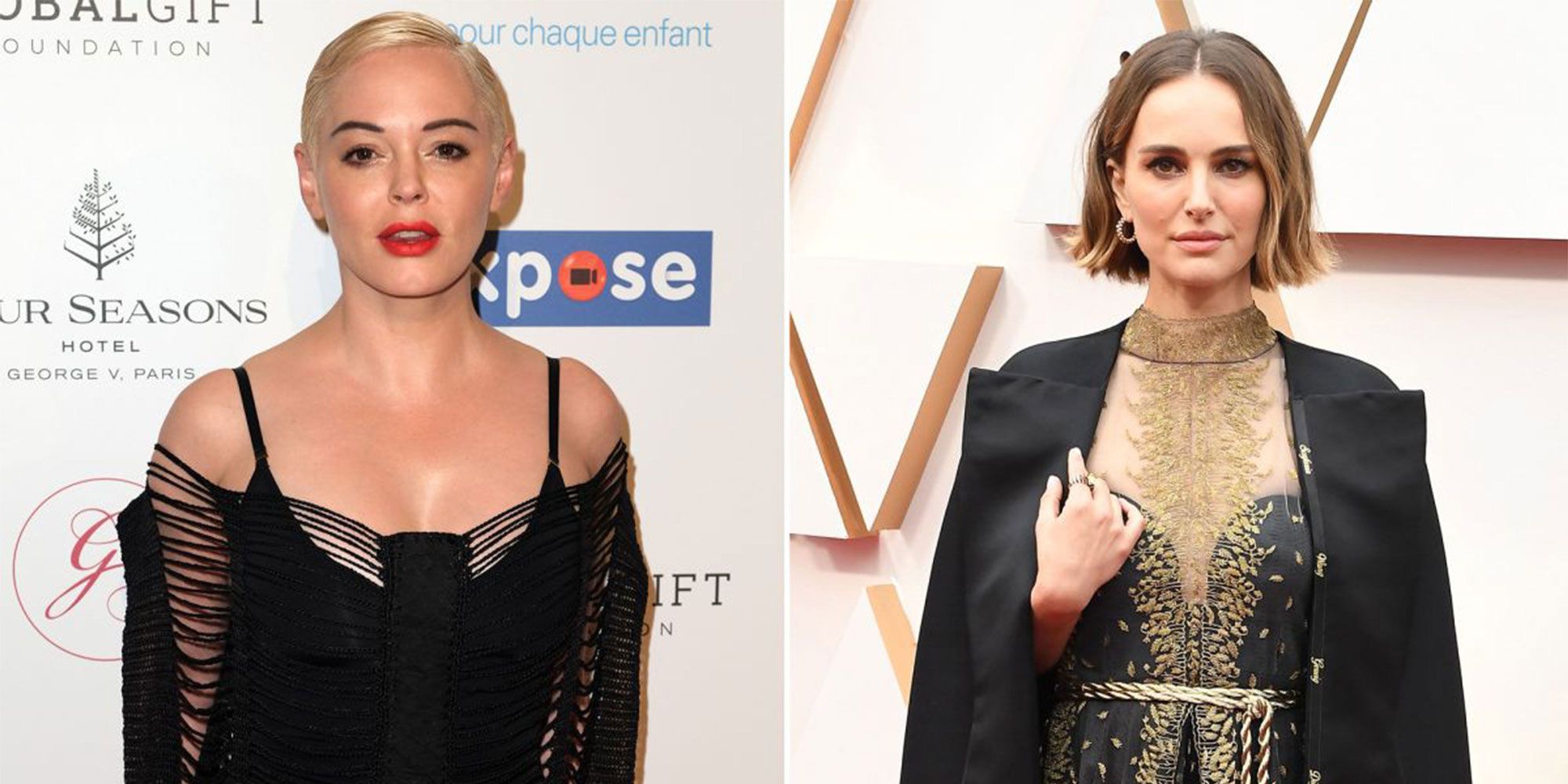 Rose McGowan og Natalie Portman