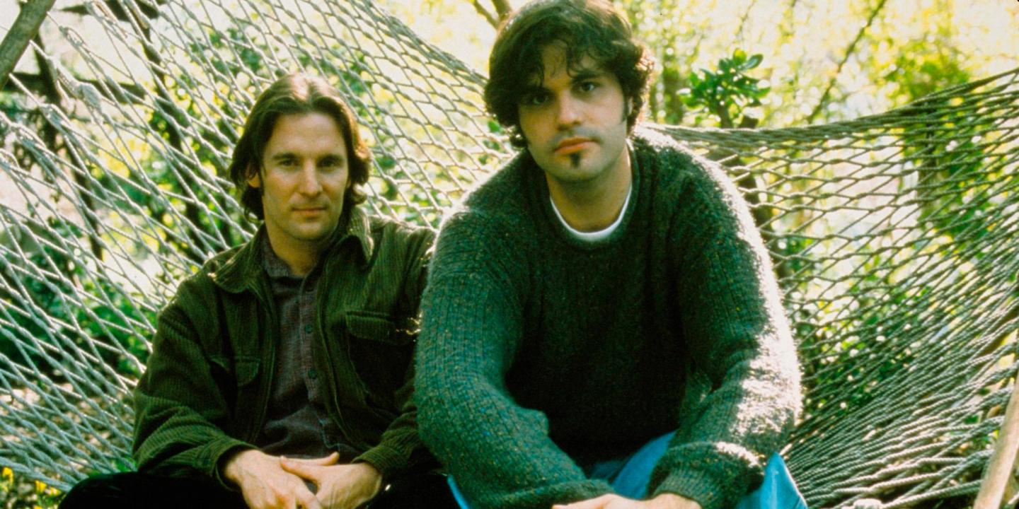 Daniel Myrick og Eduardo Sánchez under innspillingen av The Blair Witch Project (1999)