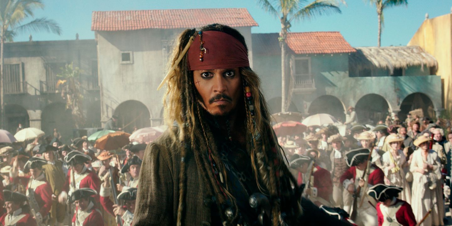 Johnny Depp i Pirates of the Caribbean: Salazar's Revenge