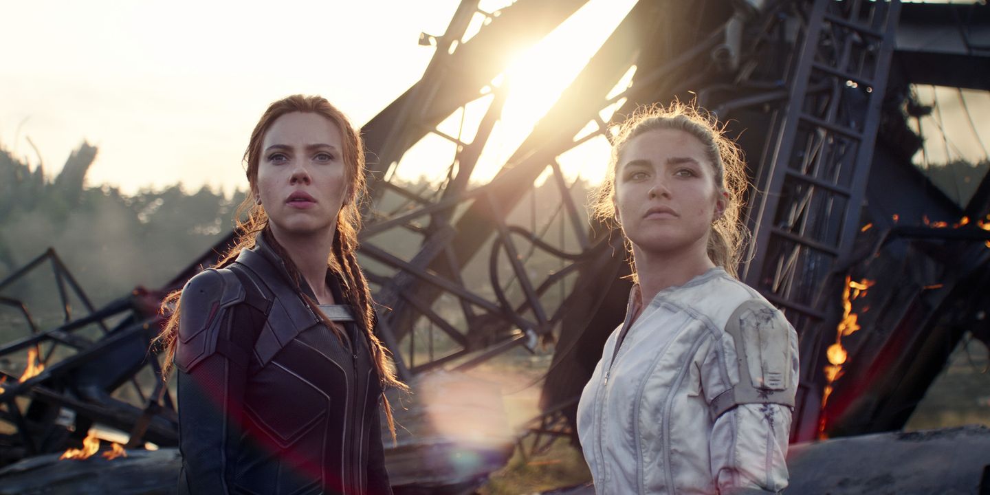 Scarlett Johansson og Florence Pugh i Black Widow