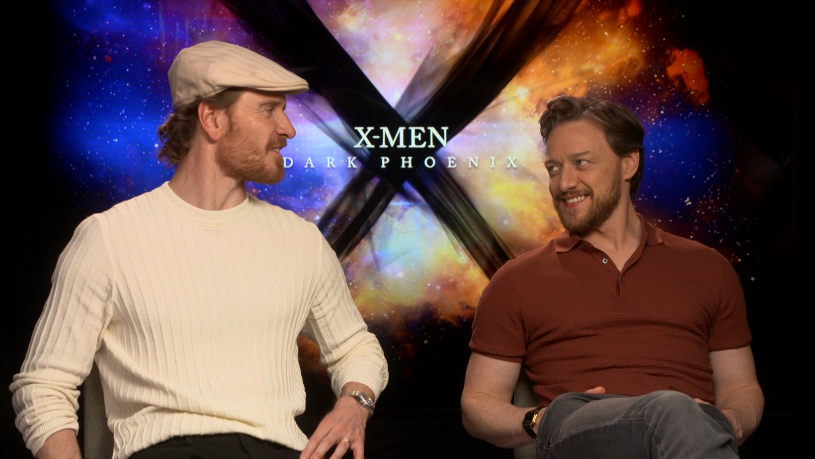 James McAvoy og Michael Fassbender
