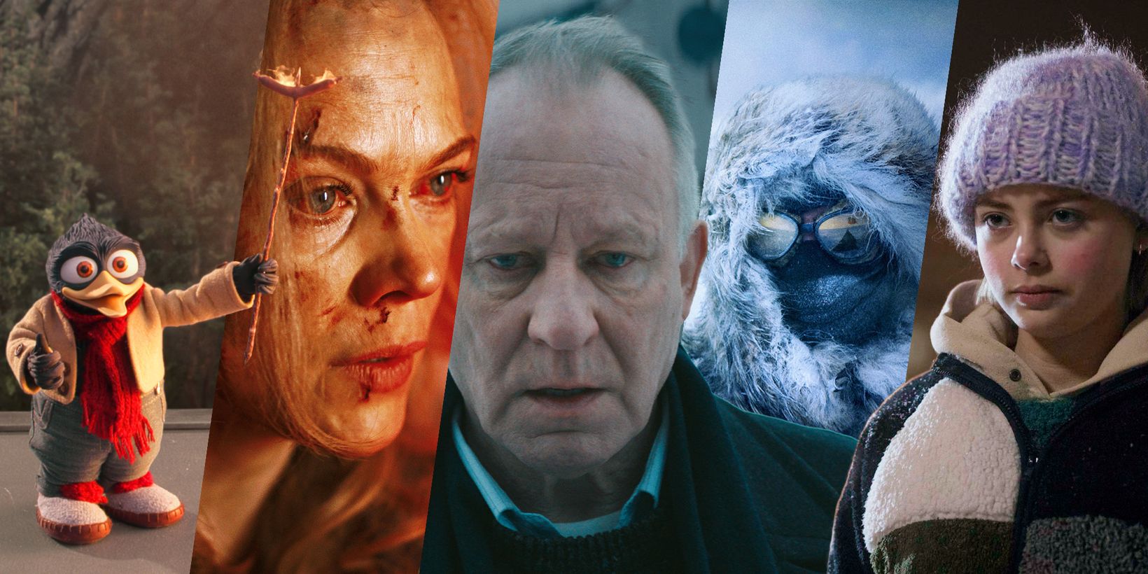 Månelyst i Flåklypa, Skjelvet, Ut og stjæle hester, Amundsen og Psychobitch