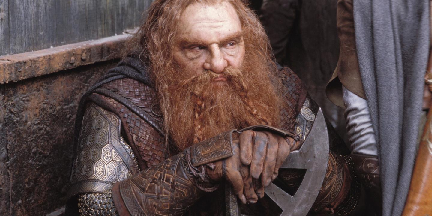 John Rhys-Davies som Gimli