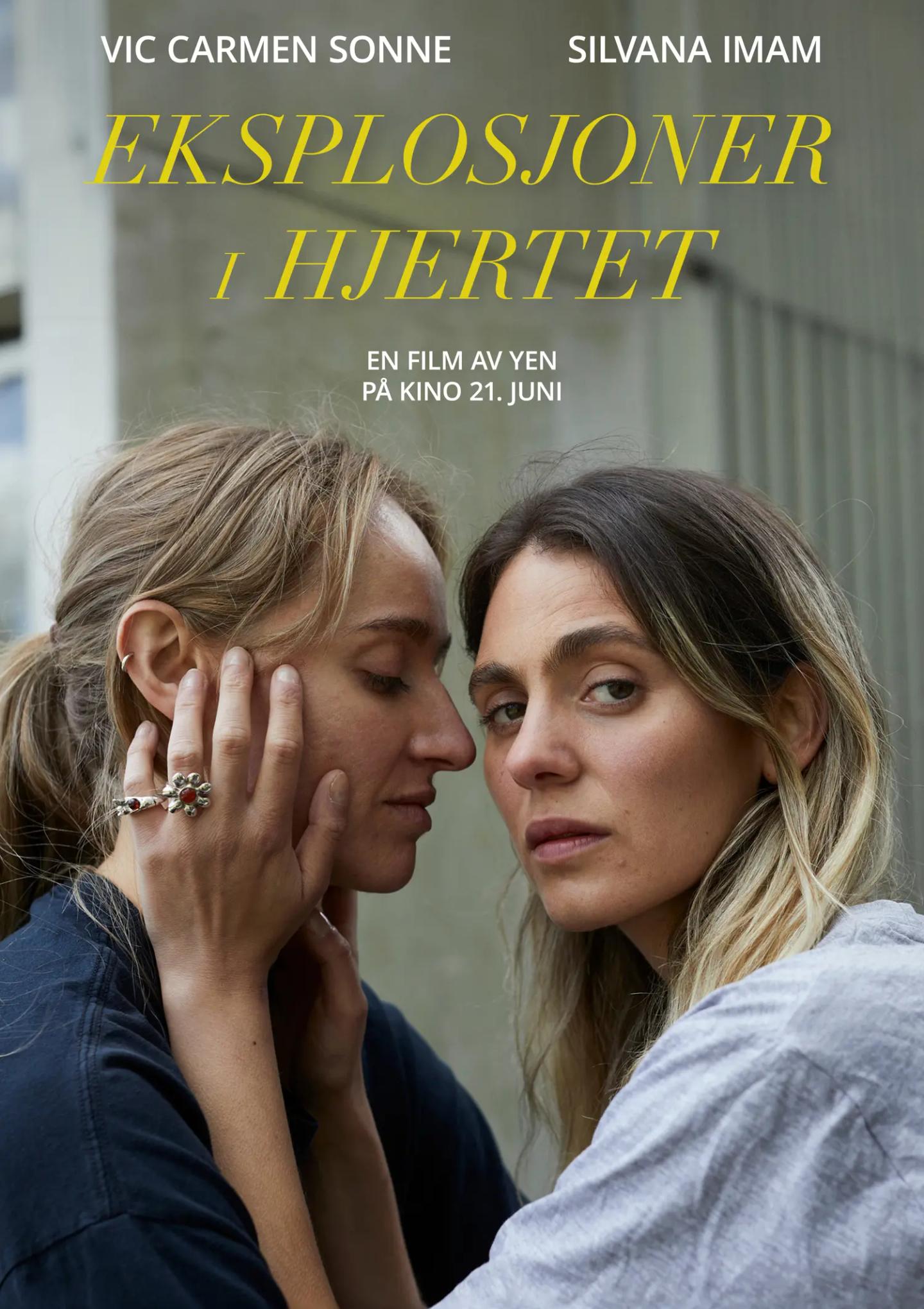 Plakat for 'Eksplosjoner i hjertet'