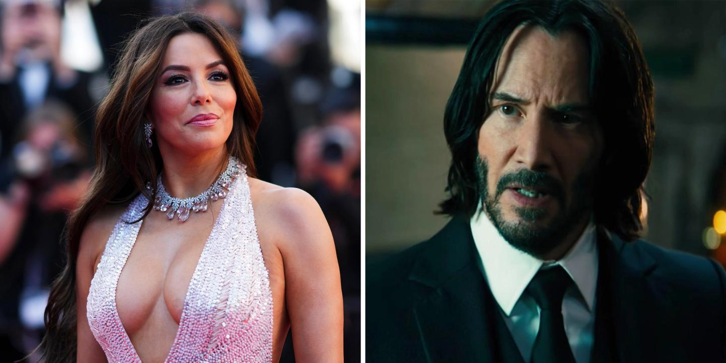 Eva Longoria og Keanu Reeves i John Wick