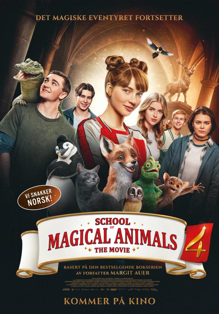 Plakat for 'Skolen med de magiske dyrene - Filmen'