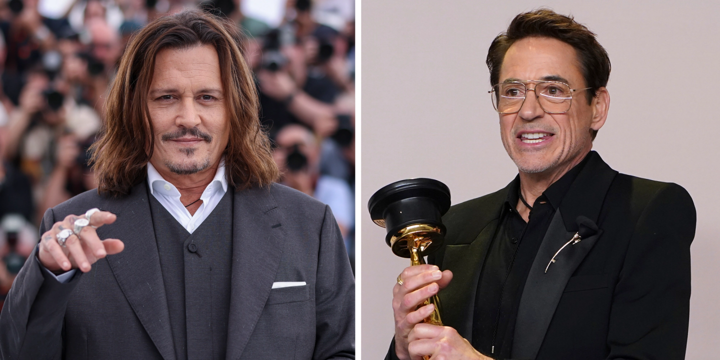 Johnny Depp gratulerte Robert Downey Jr. med Oscar-seier for Oppenheimer-rollen.