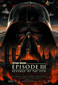 Plakat for 'Star Wars Episode III Revenge of the Sith 20 års jubileum'