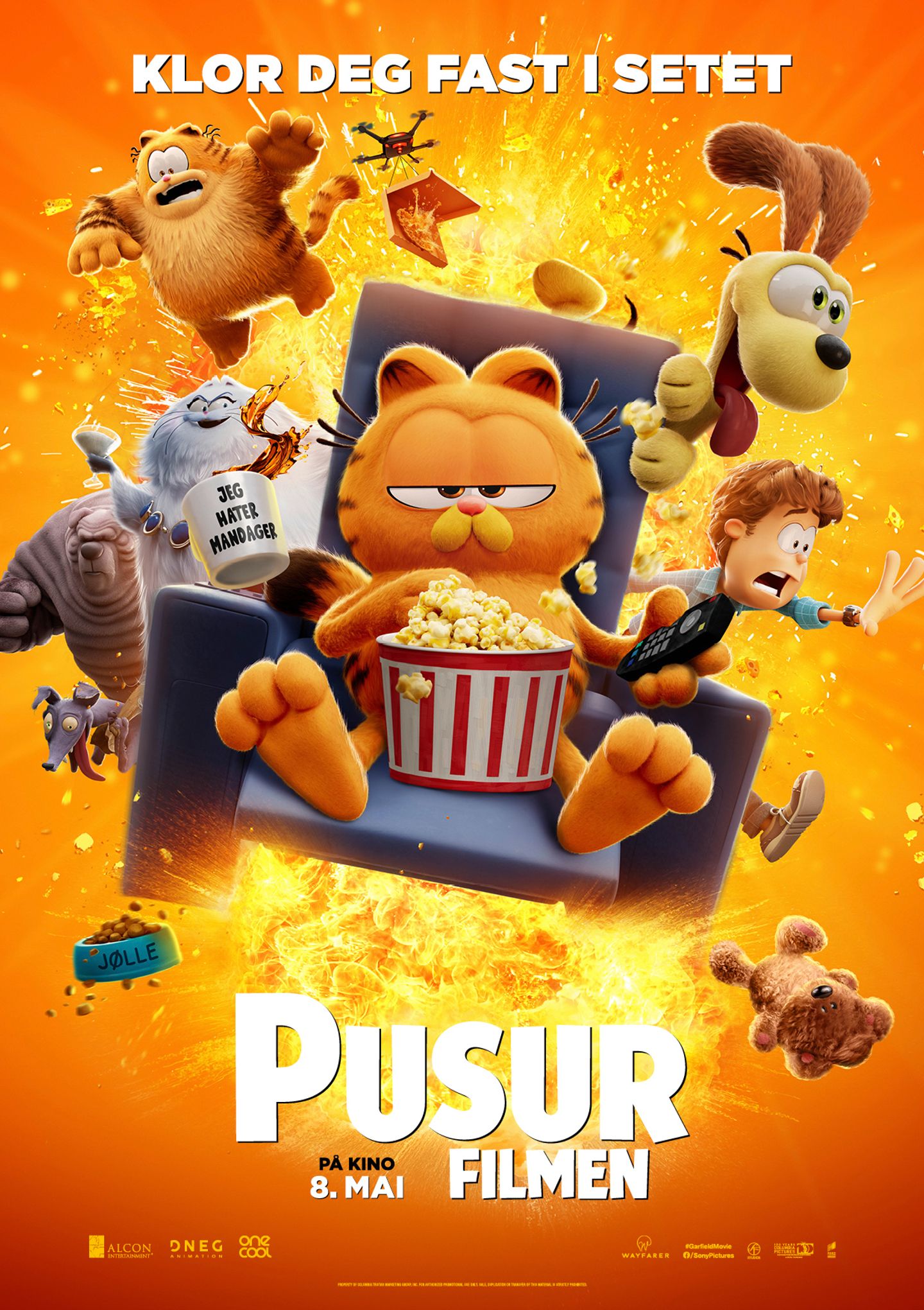 Plakat for 'Pusur-filmen'