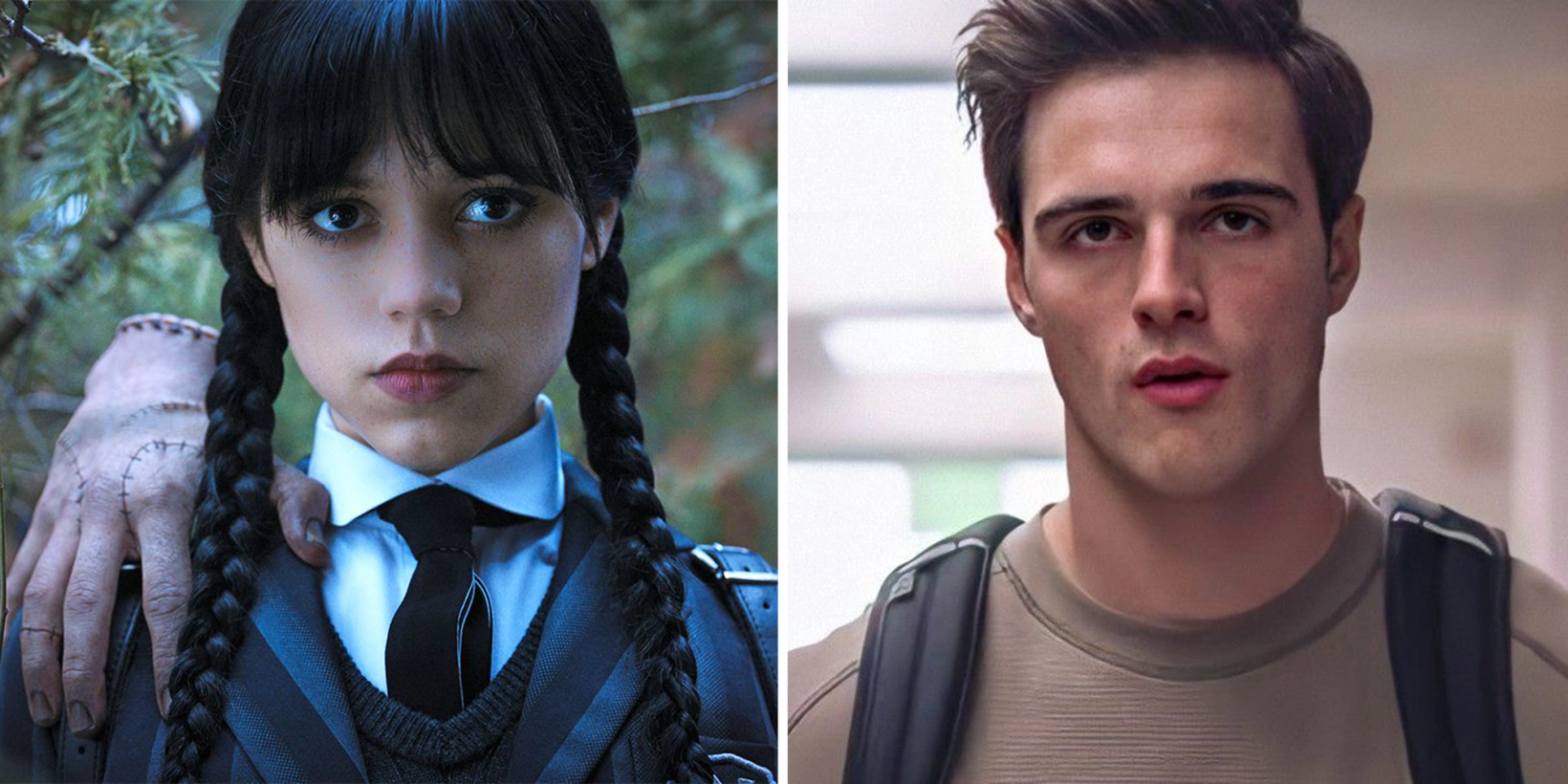 Jenna Ortega og Jacob Elordi
