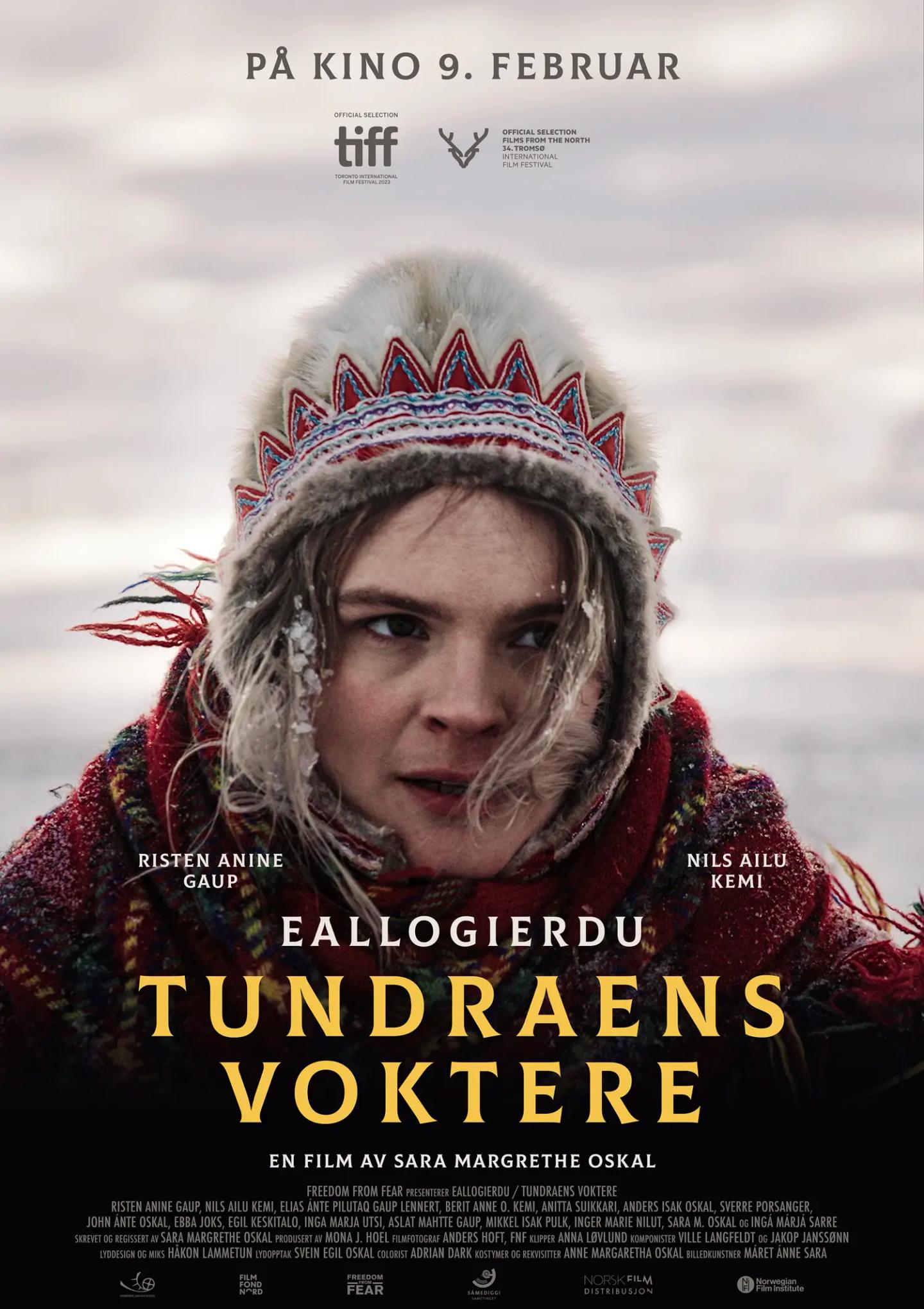 Plakat for 'Tundraens voktere - Eallogierdu'