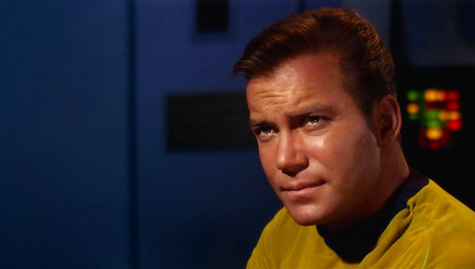 Williams Shatner som kaptein Kirk i Star Trek