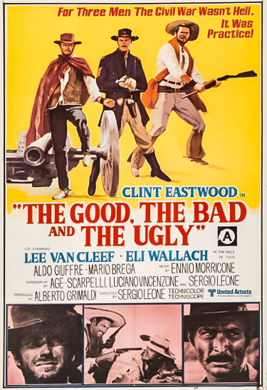 Clint Eastwood i The Good, The Bad & The Ugly