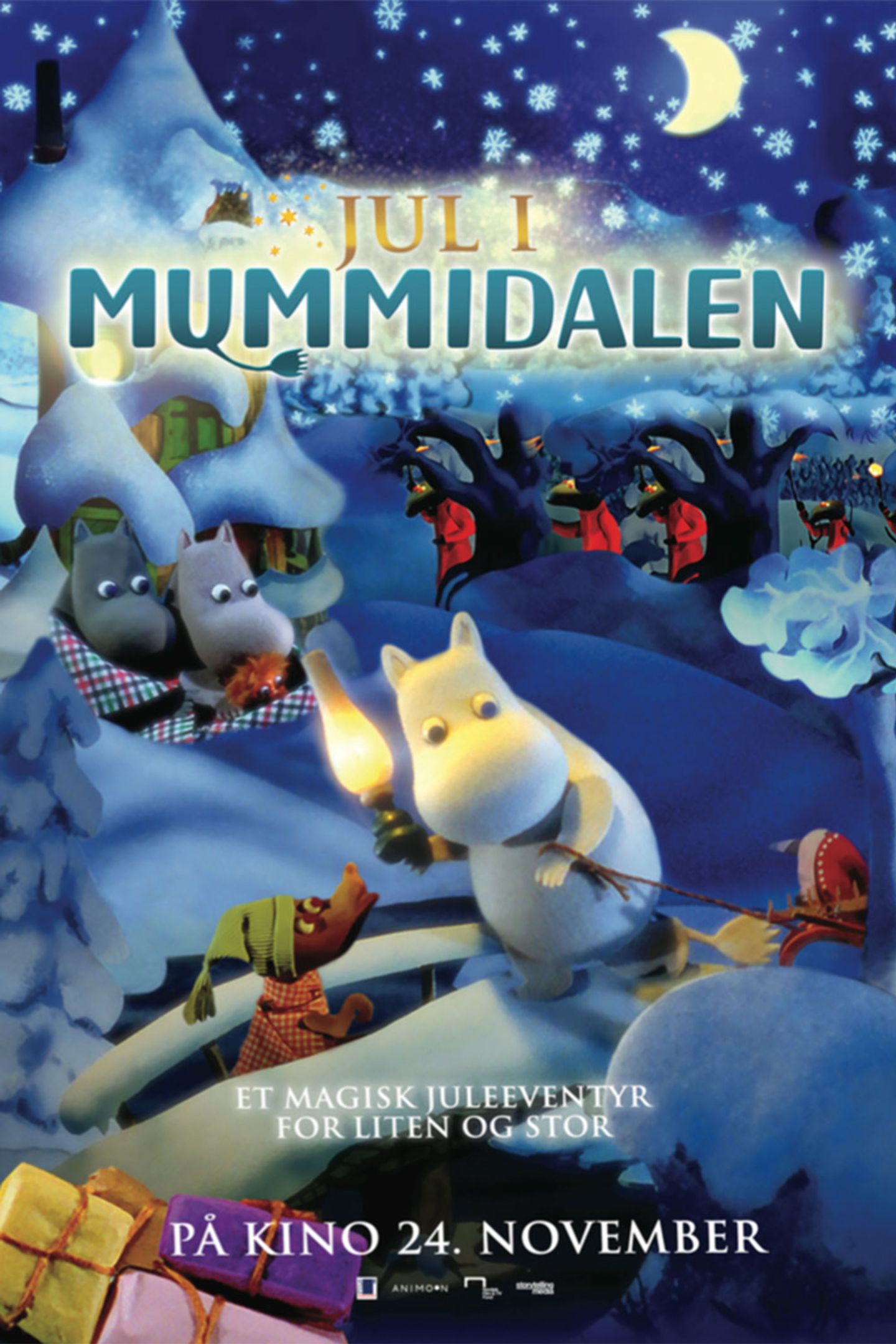 Plakat for 'Jul i Mummidalen'