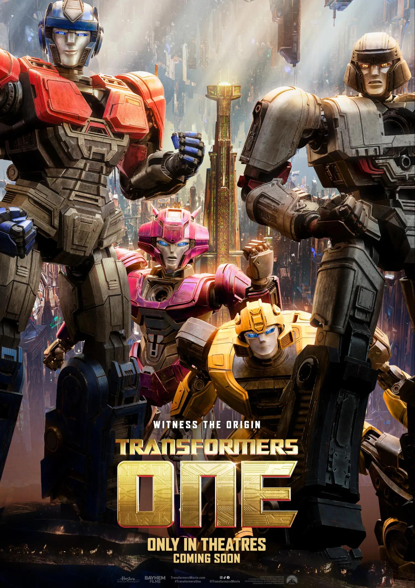 Plakat for 'Transformers One'