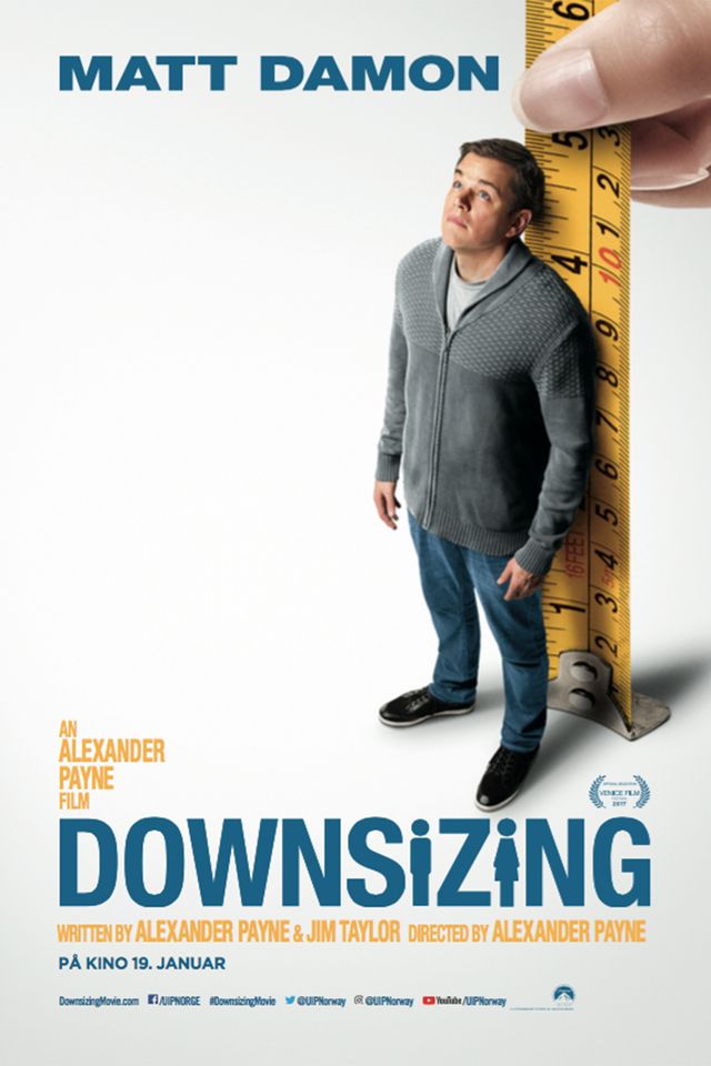 Kristen Wiig og Matt Damon i Downsizing