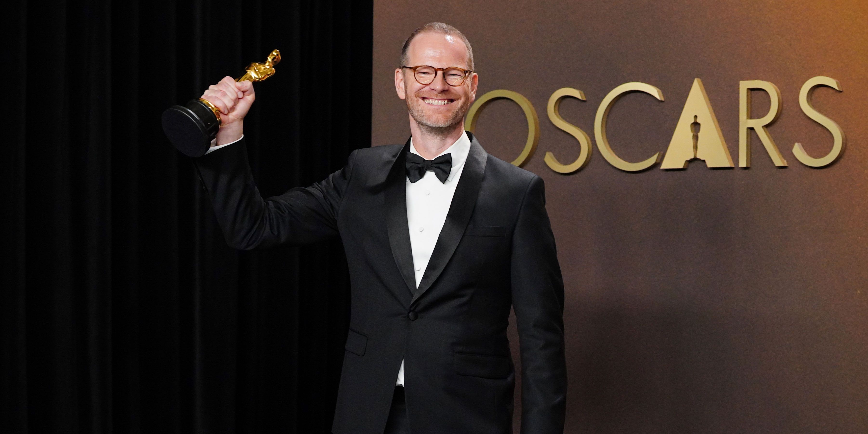 Joachim Trier etter Oscar-utdelingen 2026