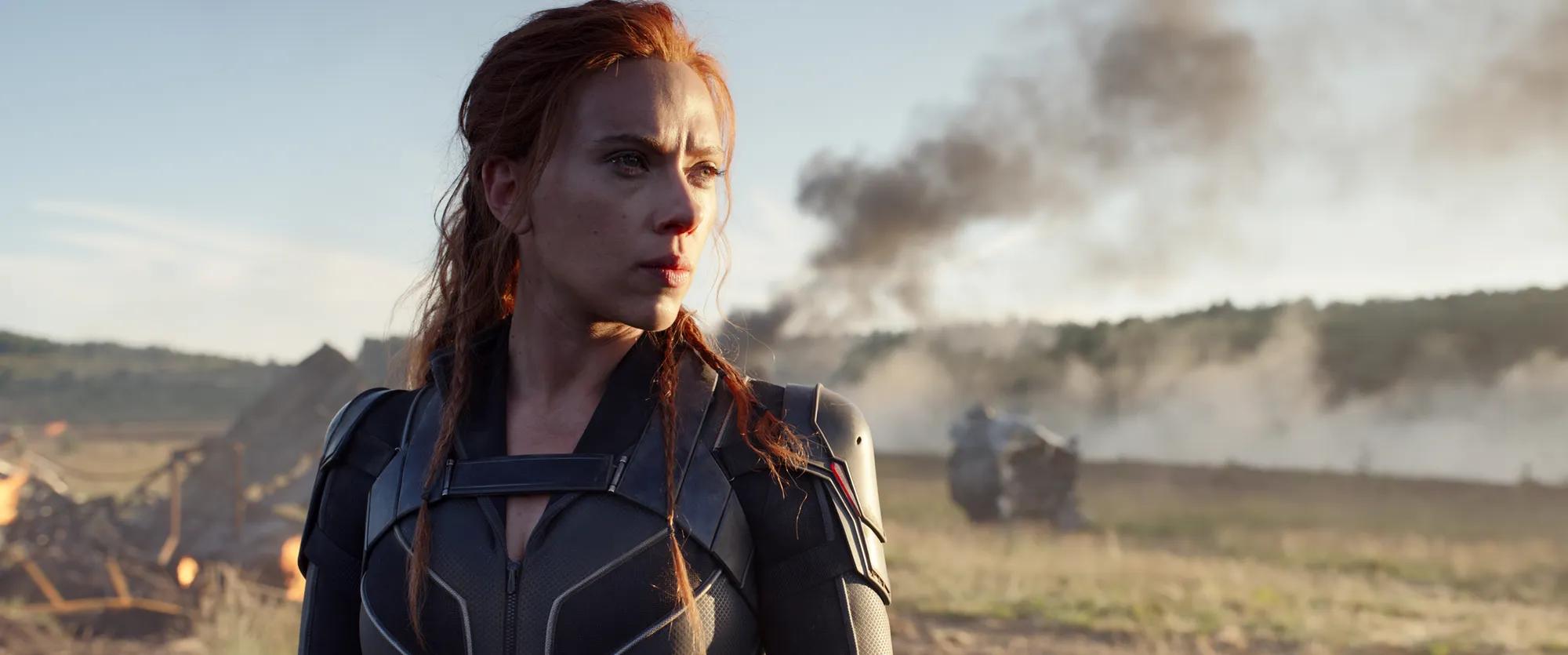 Scarlett Johansson with red hair