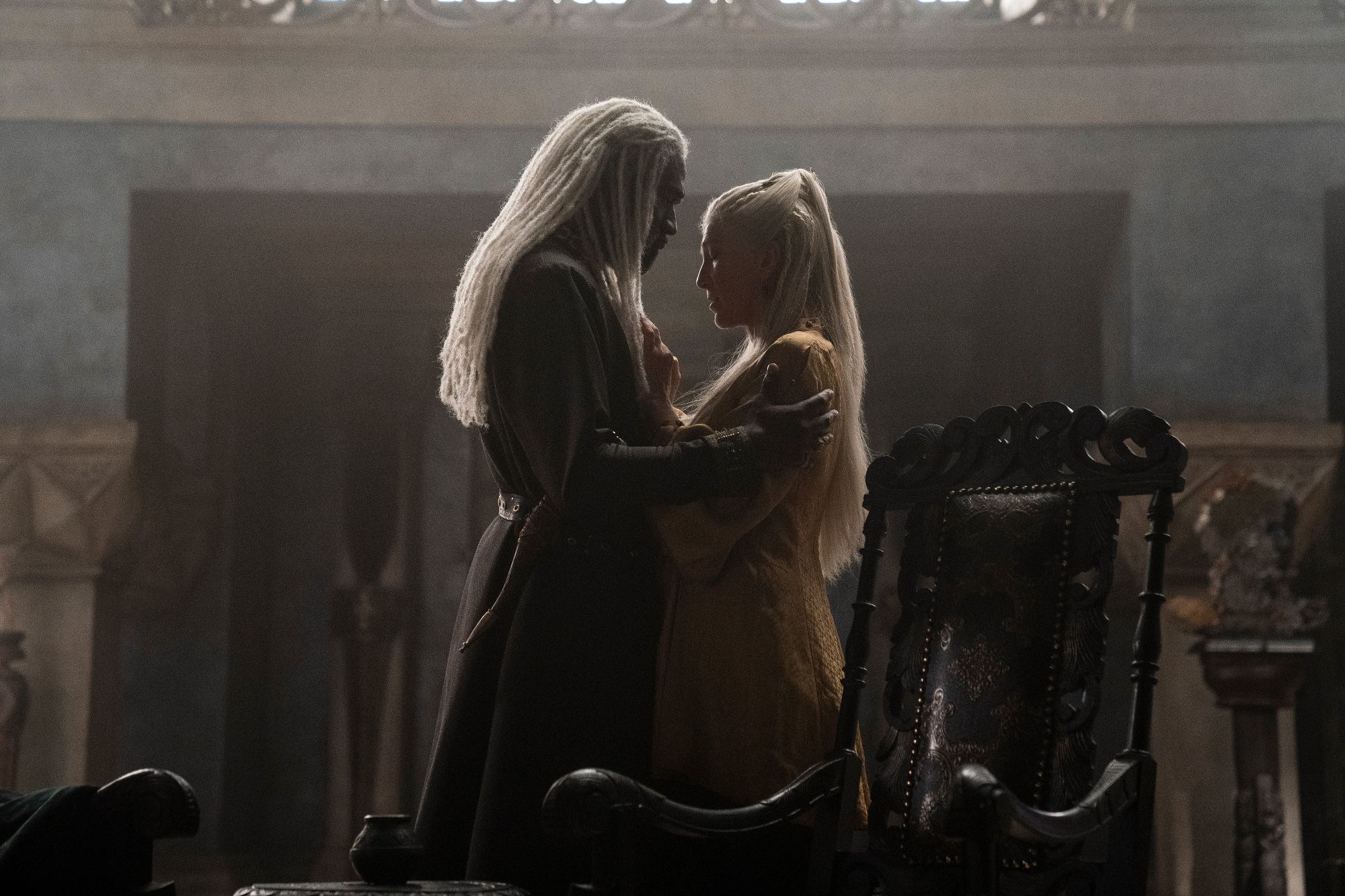 Steve Toussaint og Eve Best i House of the Dragon
