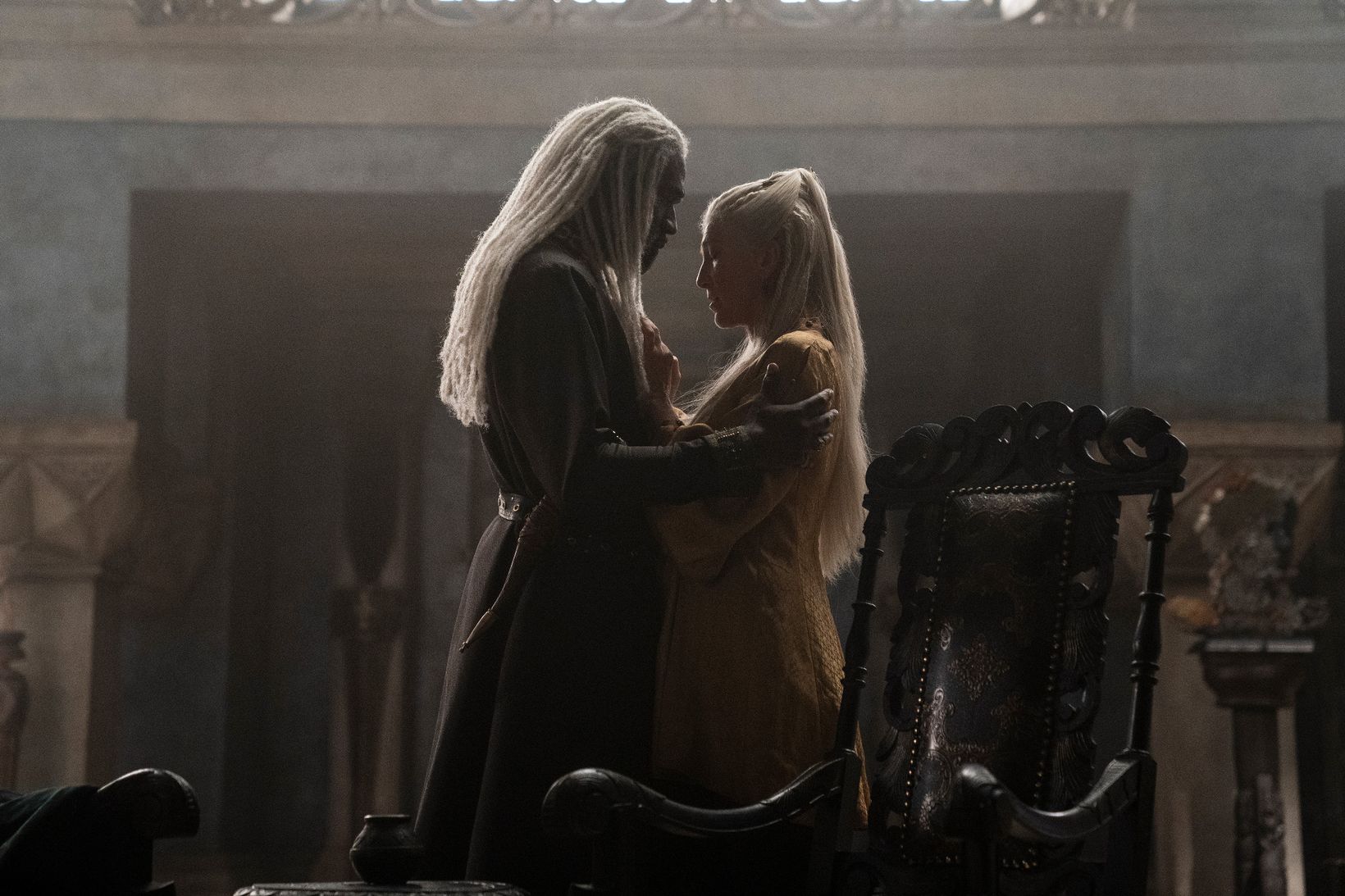 Steve Toussaint og Eve Best i House of the Dragon