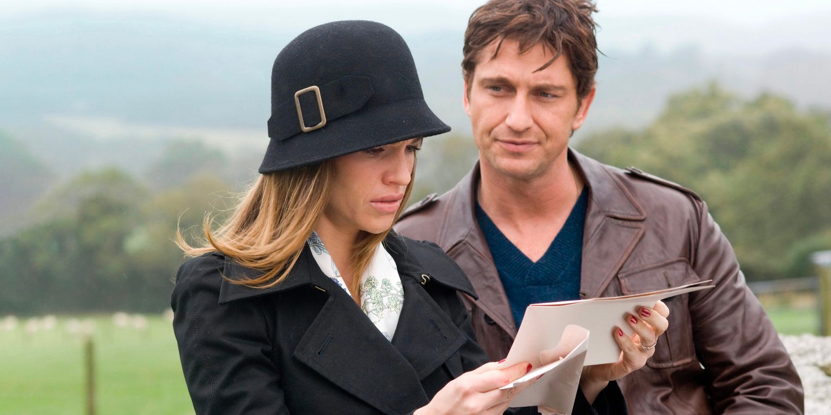 Hilary Swank og Gerard Butler i P.S. I Love You