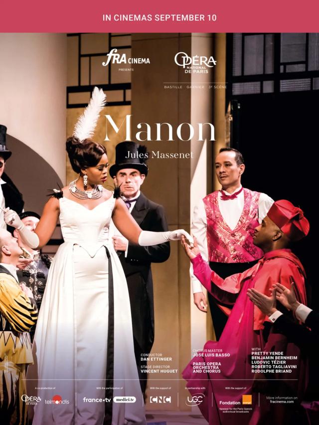 Plakat for 'Manon - Opera Paris 20-21'