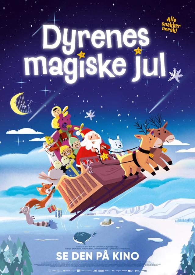 Plakat for 'Dyrenes magiske jul'